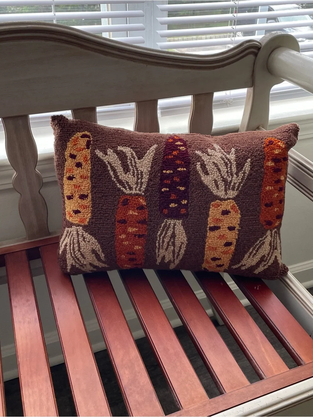 Fall/Thanksgiving Indian Corn Throw Pillow